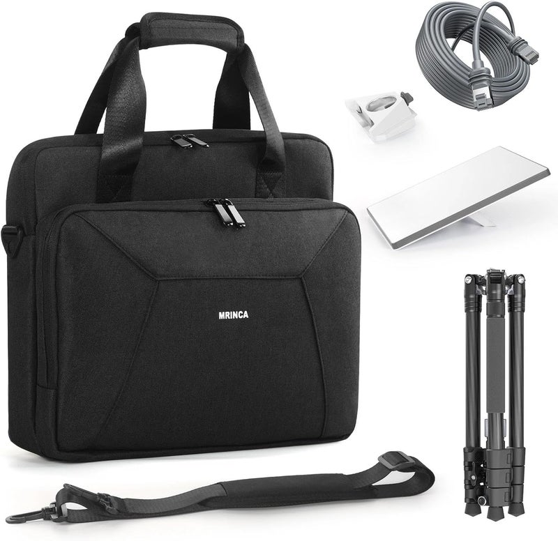 MRINCA Starlink Mini Carrying Case with Tripod Storage - Portable Travel Bag for Satellite Dish & Accessories, Fits Laptop, iPad, Power Adapter, Cables - Durable Camping RV Business Carrier - Image 1